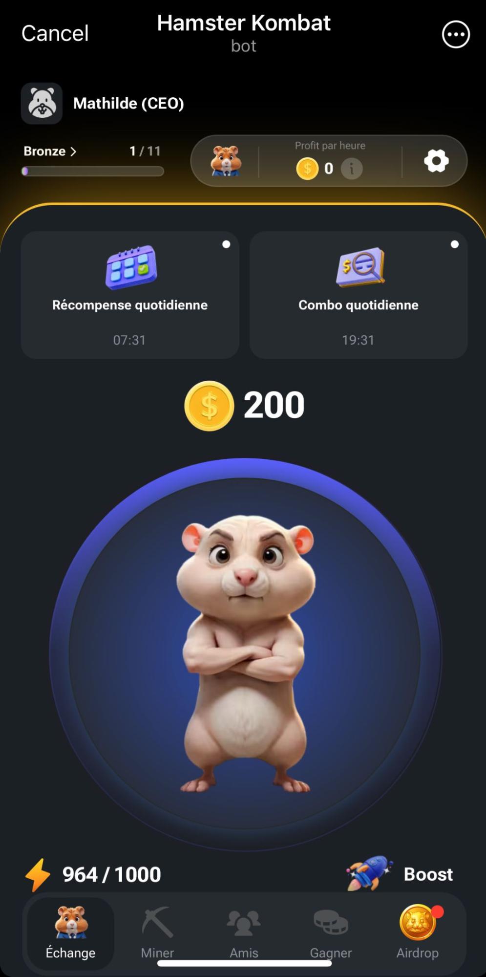 Hamster Kombat Tap to Earn