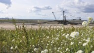 The old and the new times meet: in the former Lusatian lignite mining area