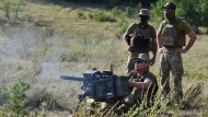 Resisting their recolonization: Ukrainian soldiers near Zaporizhia