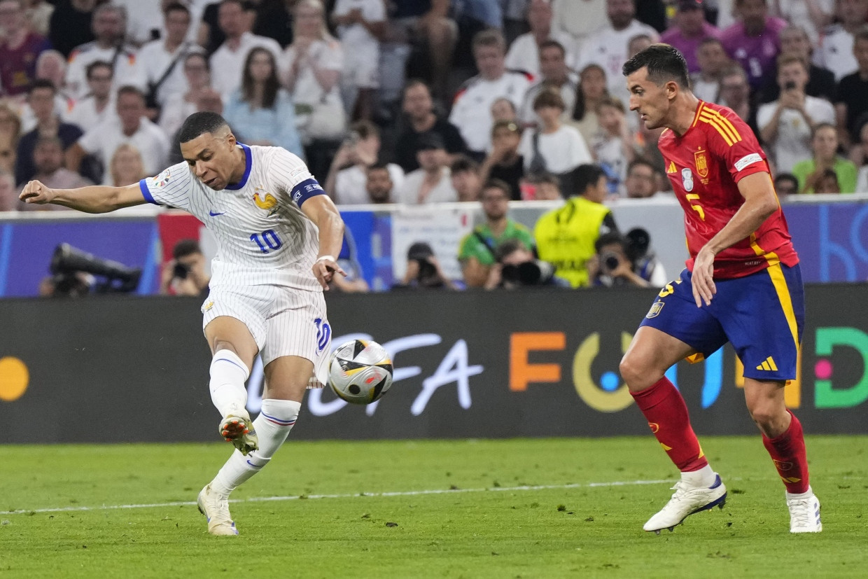 Gab die Vorlage zum zwischenzeitlichen 1:0, blieb dann aber erfolglos: Kylian Mbappé