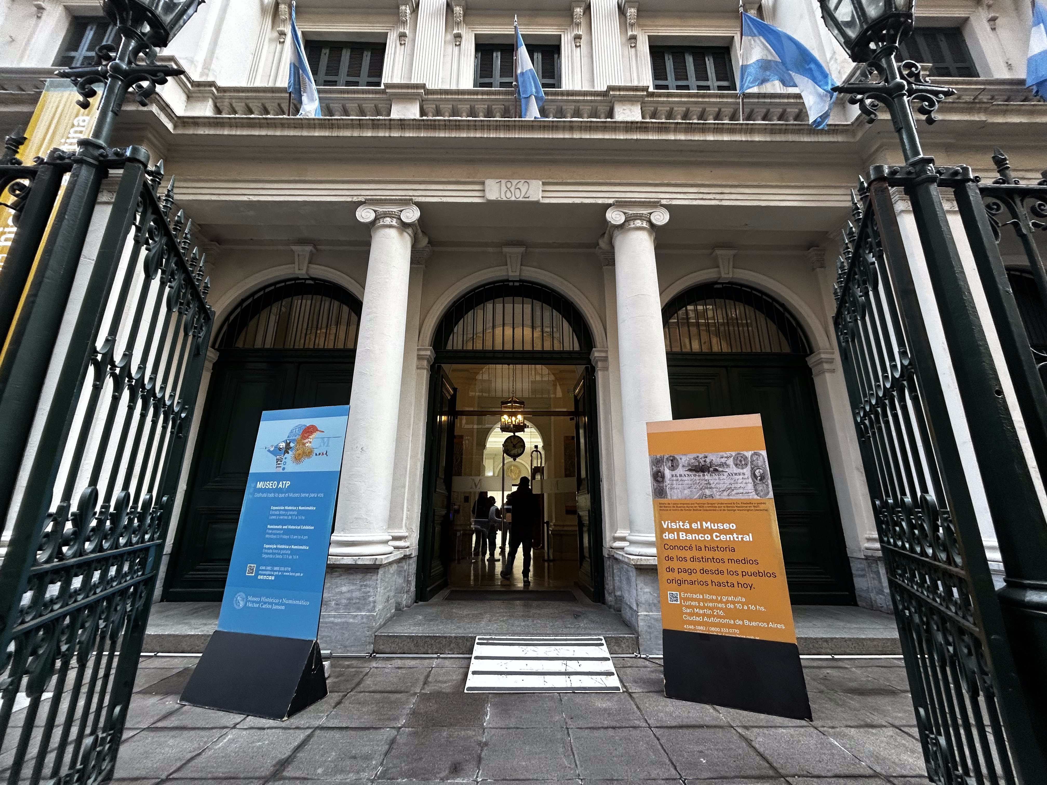 Façade du Musée de la Banque Centrale Argentine