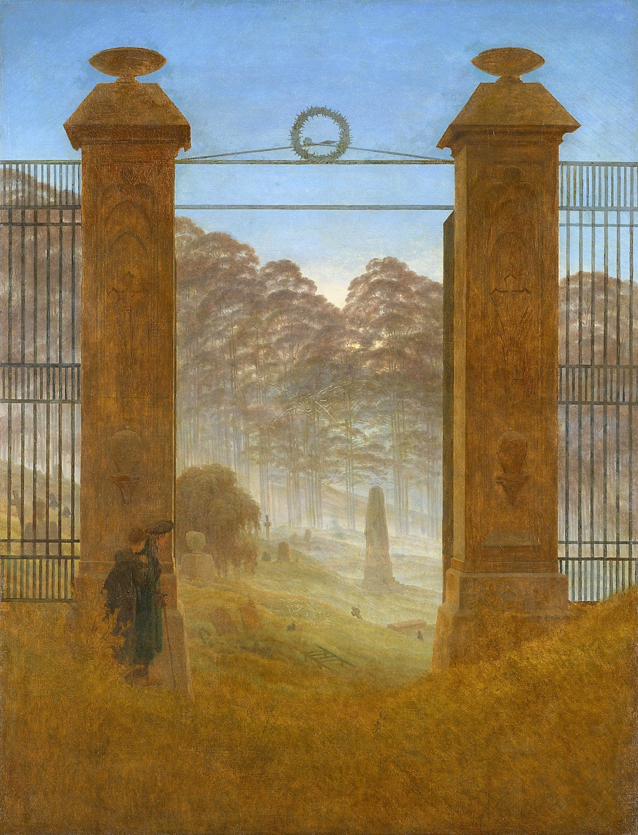 The grieving parents and the child’s grave: “Cemetery”, 1825