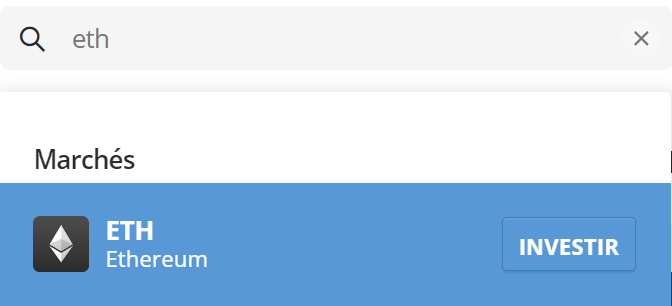 Acheter Ethereum ETH
