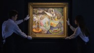 “Les Distractions de Dagobert” by the surrealist Leonora Carrington fetched the impressive sum of 28.5 million US dollars at auction.