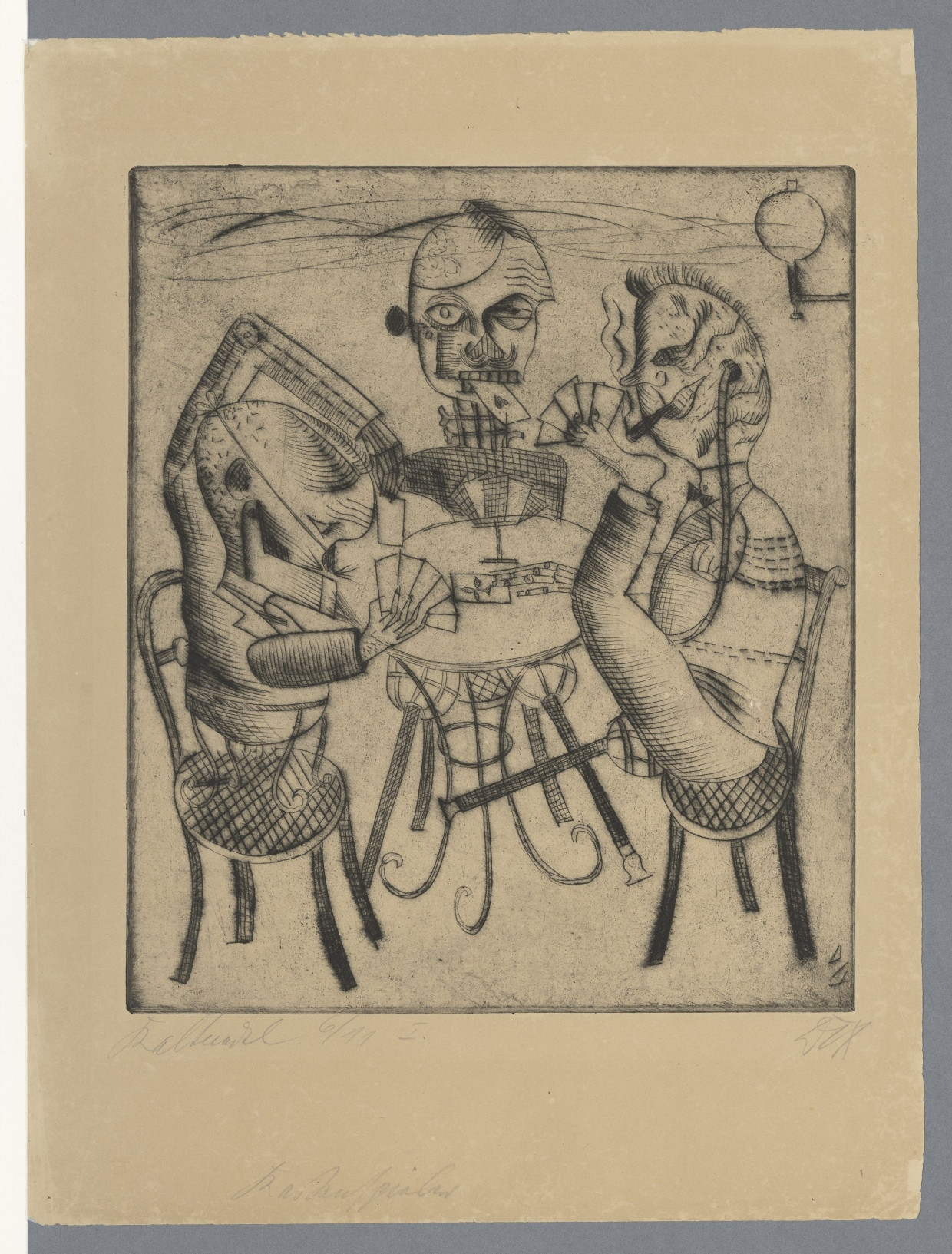 Don't cheat! Otto Dix's “Card Player” from 1920