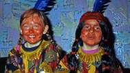 The question arises as to how artefacts from “foreign cultures” are permissible to be handled without running the risk of hurting feelings: children dressed up as Indians