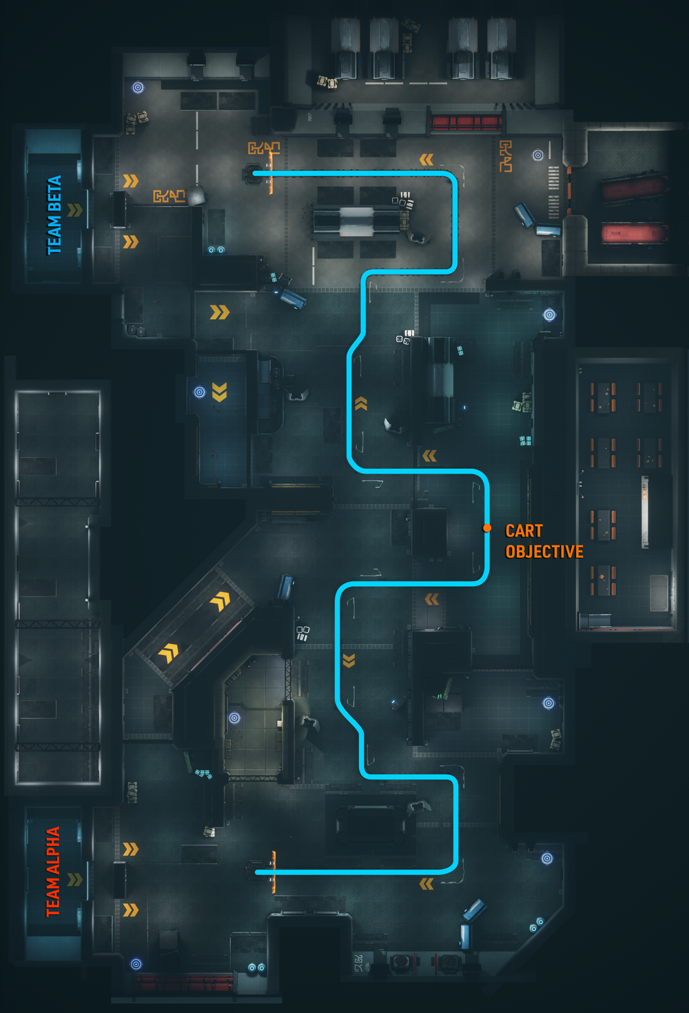 A map of pushback mode