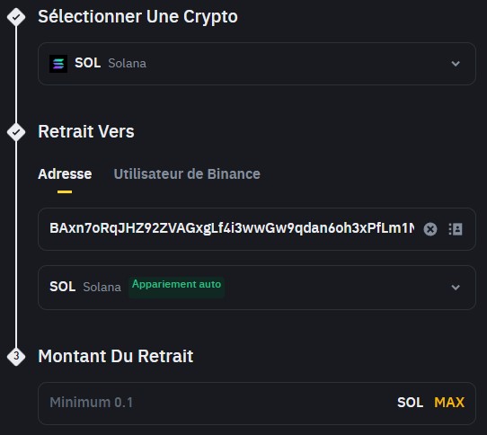 Solana Binance Withdrawal