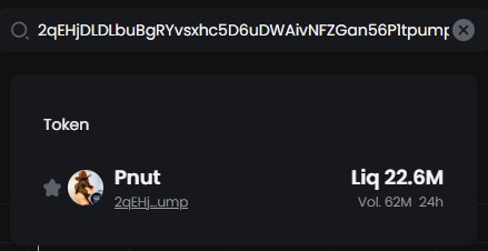 PNUT Smart Contract Address