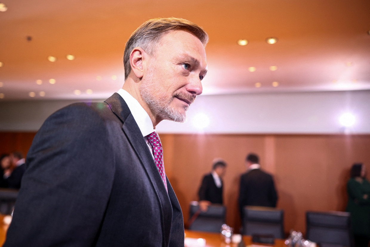 Gambled too high? Finance Minister Christian Lidnner (FDP) on Wednesday afternoon in the Chancellery before the cabinet meeting