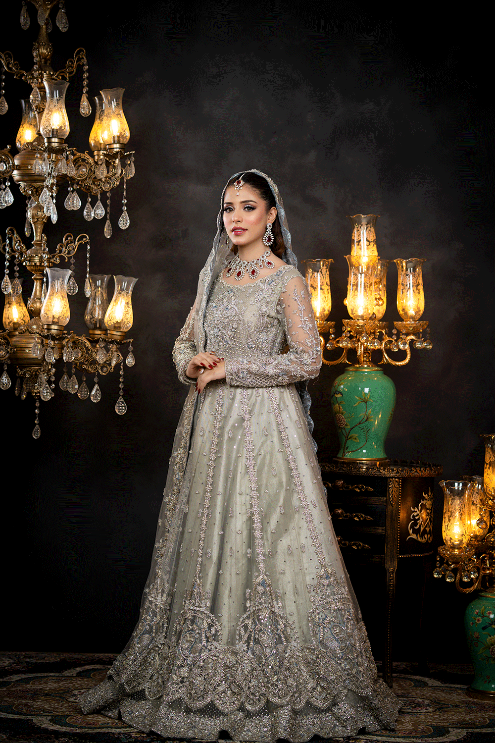 Pakistani designer wedding lehenga online in USA