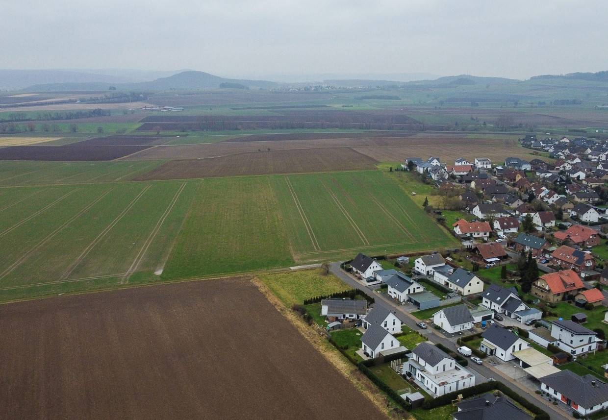 Rural: View of the Besse district in the municipality of Edermünde in the Schwalm-Eder-Kreis