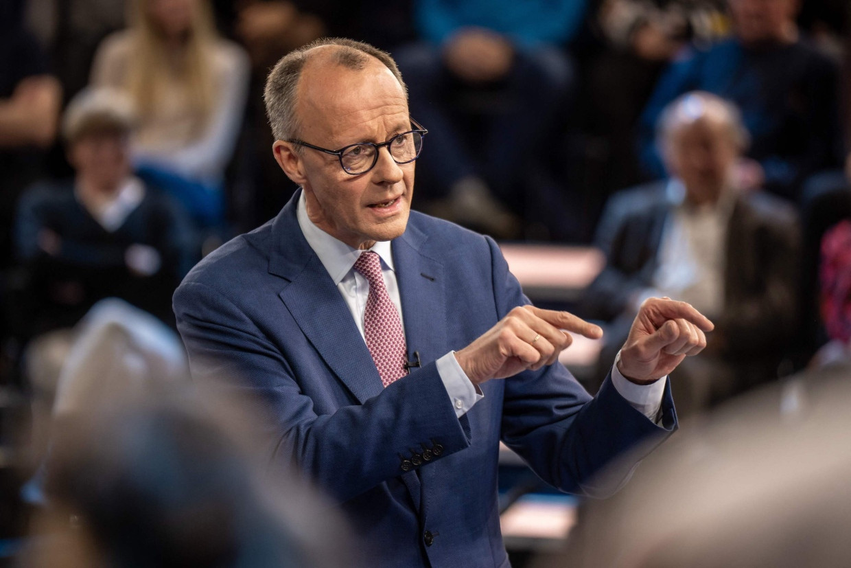 Union Chancellor candidate Friedrich Merz.