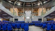 The plenary hall of the German Bundestag