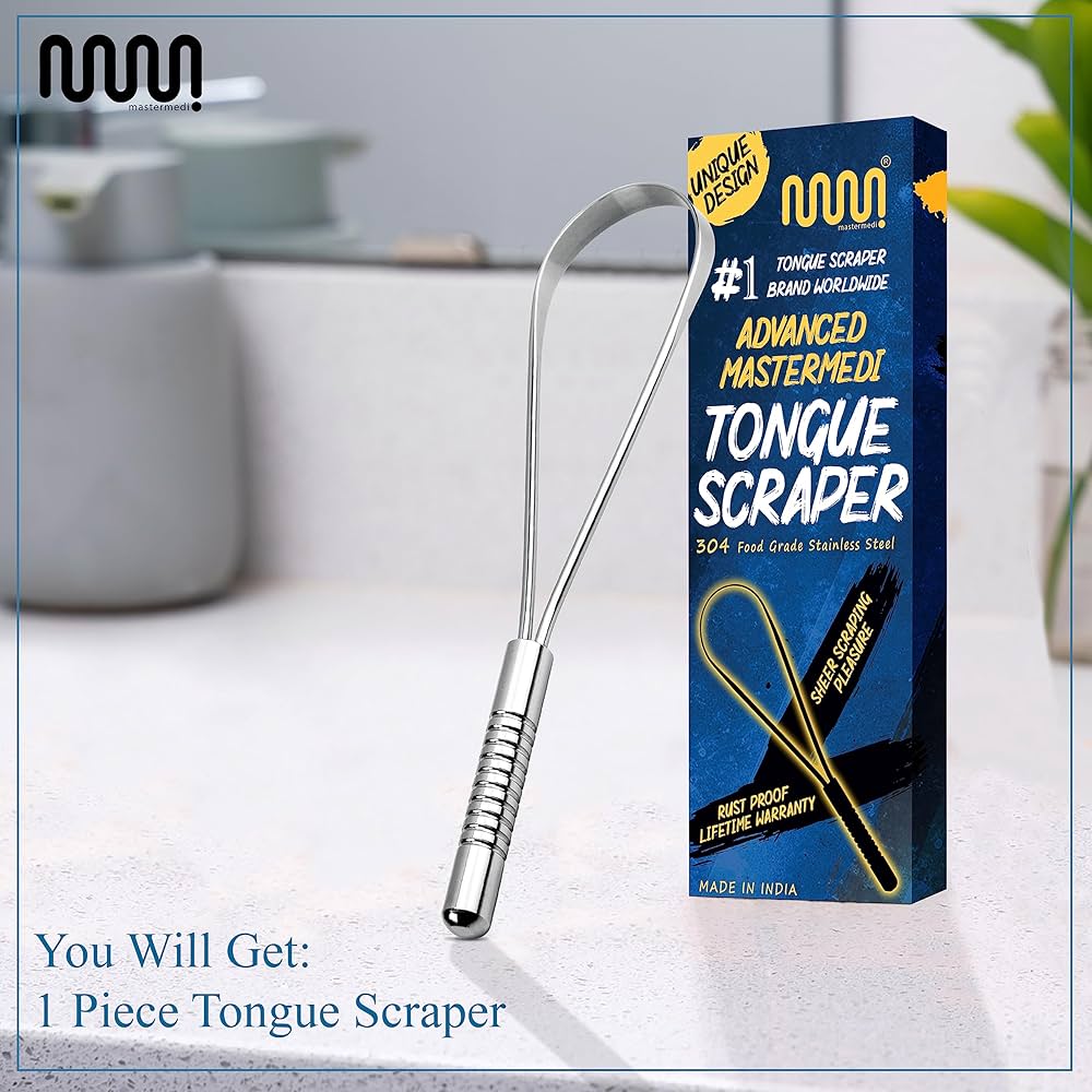 MasterMedi Tongue Scraper (Amazon)