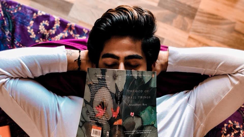 Rishabh Jaiswal shared a Facebook post in which he shared his love for fictional novels