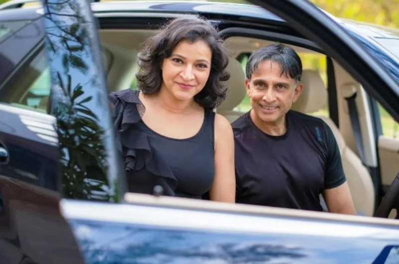 Manjula with Sanjay Swaroop