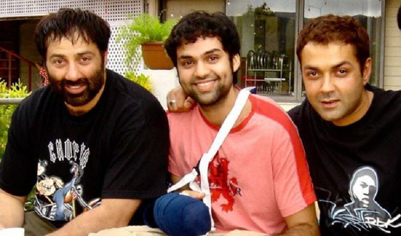 Abhay Deol with his cousins