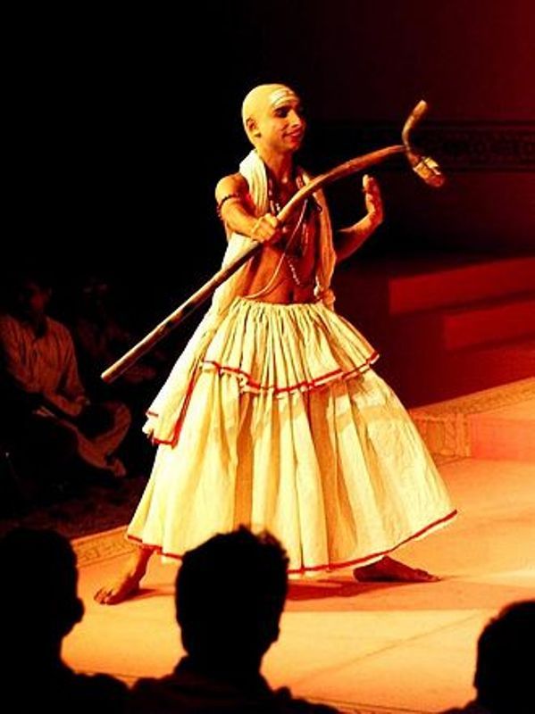 Inaamulhaq as Madhavye (Vidushak) in the play