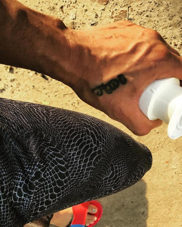 Judo Tattoo on Suchika Tariyal's hand