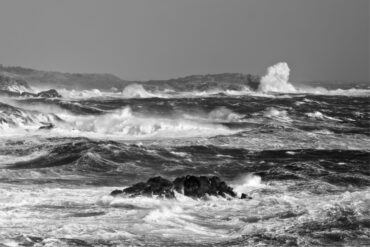 Stormy sea off Cape Breton