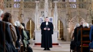 Friedrich Kramer, Bishop of the Evangelical Church in Central Germany, at the opening service in Magdeburg Cathedral on November 6, 2022.
