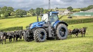Field trial: The New Holland T7 Methane Power LNG among its gas suppliers.  The prototype was tested at Trenance Farm in Cornwall.