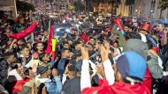 In Casablanca: fans celebrate Morocco's entry into the semi-finals