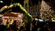 Christmas market on Munich's Marienplatz