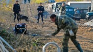 Still no Schengen external border: Bulgarian police officers at the beginning of November on the border with Turkey.