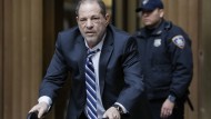 His fate is in the hands of the jury: Defendant Harvey Weinstein, photograph taken on February 5, 2020 in New York