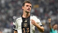 As an attacker and at the same time Germany's first defender: Thomas Müller in Qatar