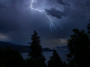 Thunderstorm over Lake Okanagan, B.C.