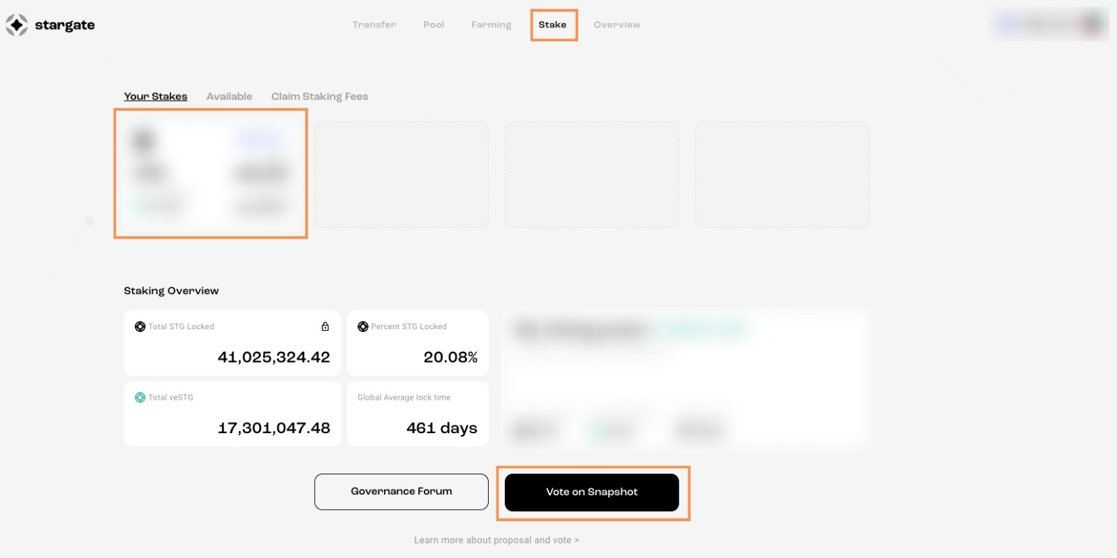 Staking Stargate Finance