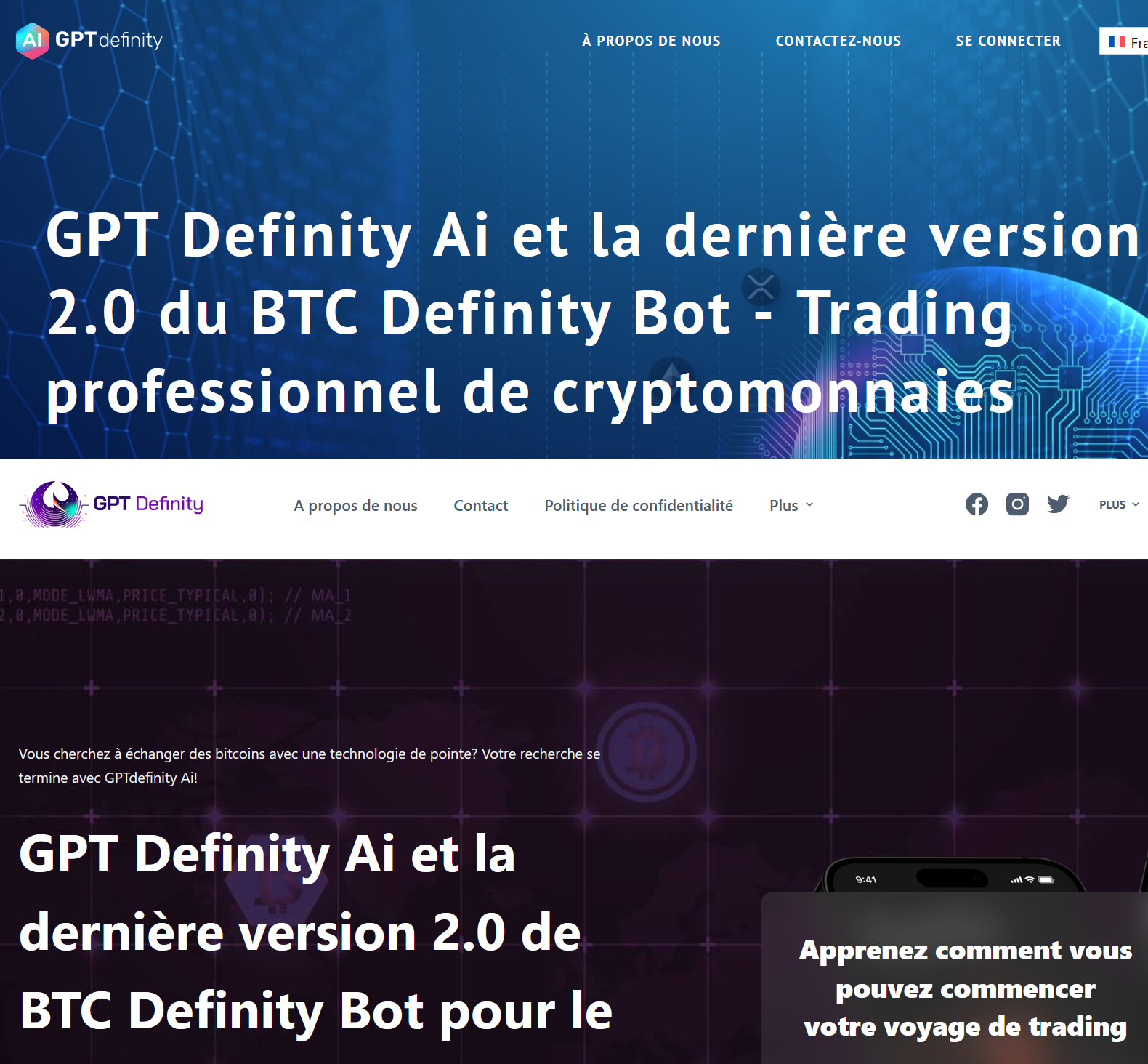 GPT Definity sites arnaque