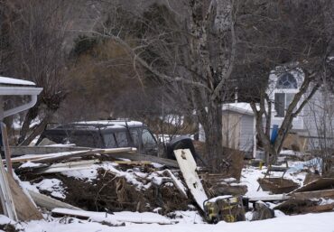 Flood damage in Merritt, B.C.