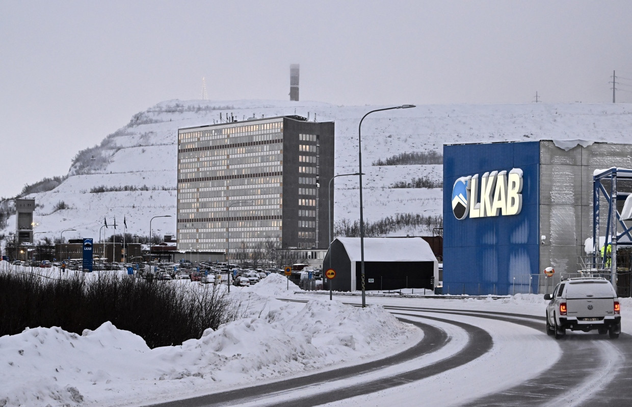 Die Eisenerzmine des stattlichen Unternehmens LKAB in Kiruna